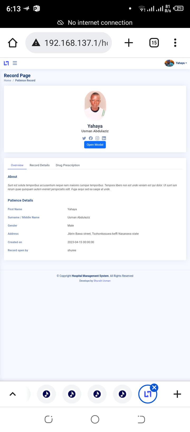 Show page